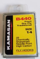 KAMASAN B440 FLY HOOKS SIZE 14